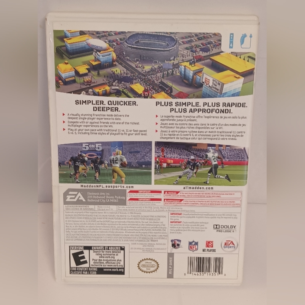 𝐍𝐅𝐋 𝐌𝐀𝐃𝐃𝐄𝐍 𝟏𝟏 𝐖𝐢𝐢 𝐄𝐀 𝐒𝐩𝐨𝐫𝐭𝐬 𝐕𝐢𝐝𝐞𝐨 𝐆𝐚𝐦𝐞 - Picture 6 of 8